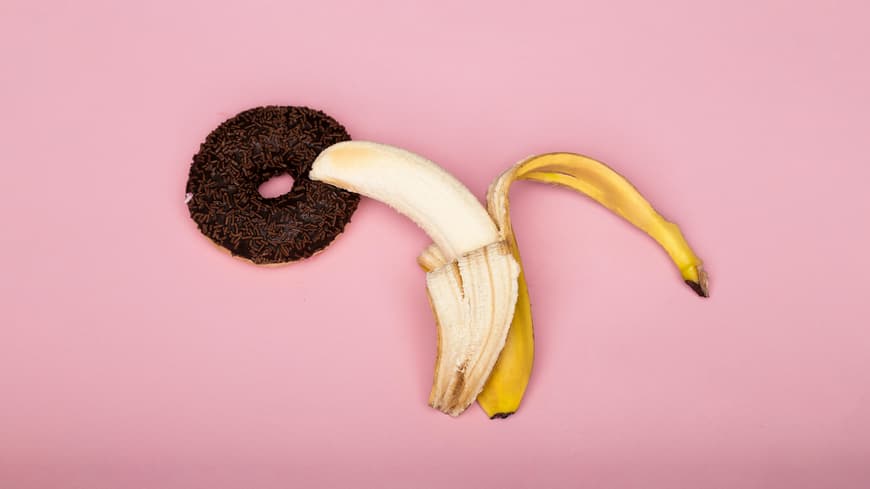 Welches der 5 Lust Languages ist deine? Banane in Donut