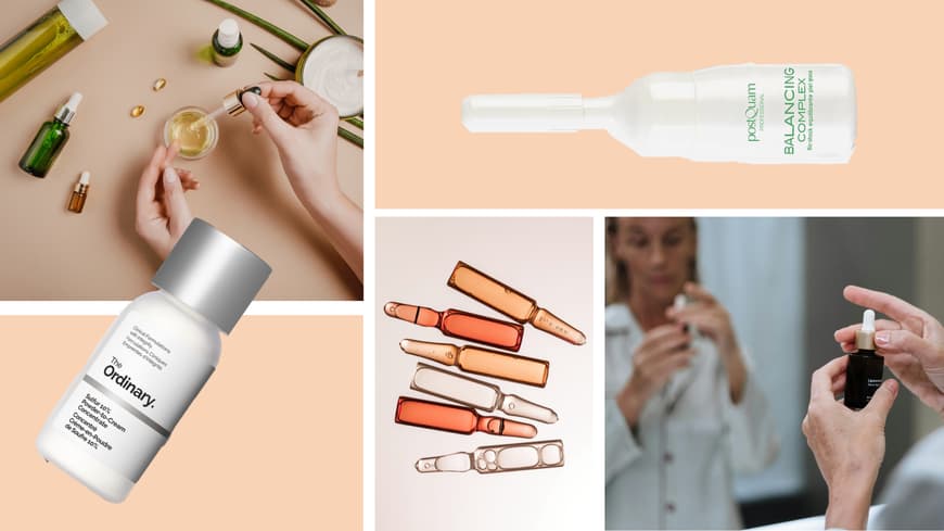 Sulfur ist der angesagteste Hautpflege-Wirkstoff gegen Unreinheiten und Entzündungen. Sulfur Skincare Collage