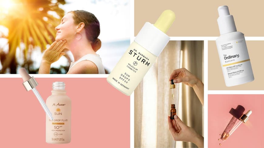 UV-Seren pflegen und schützen zeitgleich. UV Seren Collage