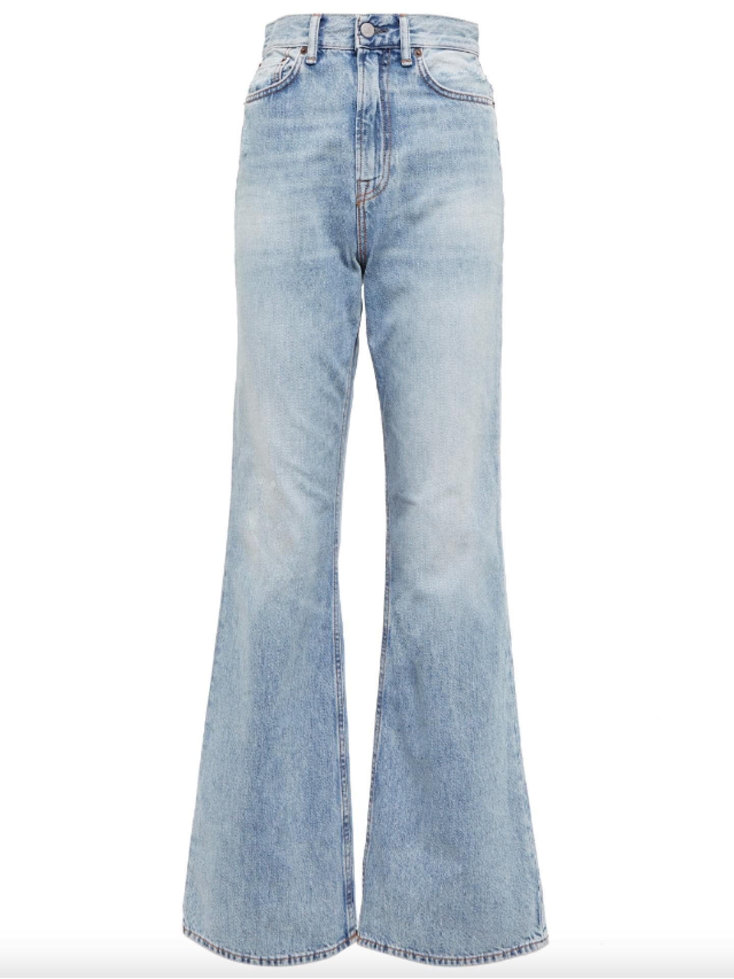 Hellblaue flared Jeans von Acne Studios