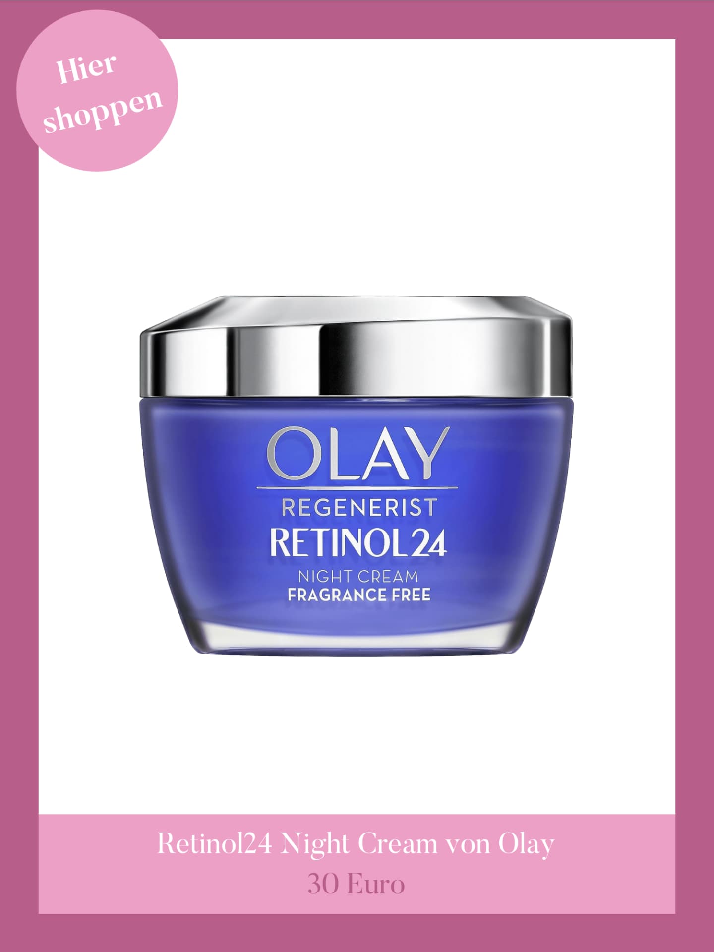 Die Retinol24 Night Cream begeistert viele Frauen. Retinol24 Night Cream von Olay