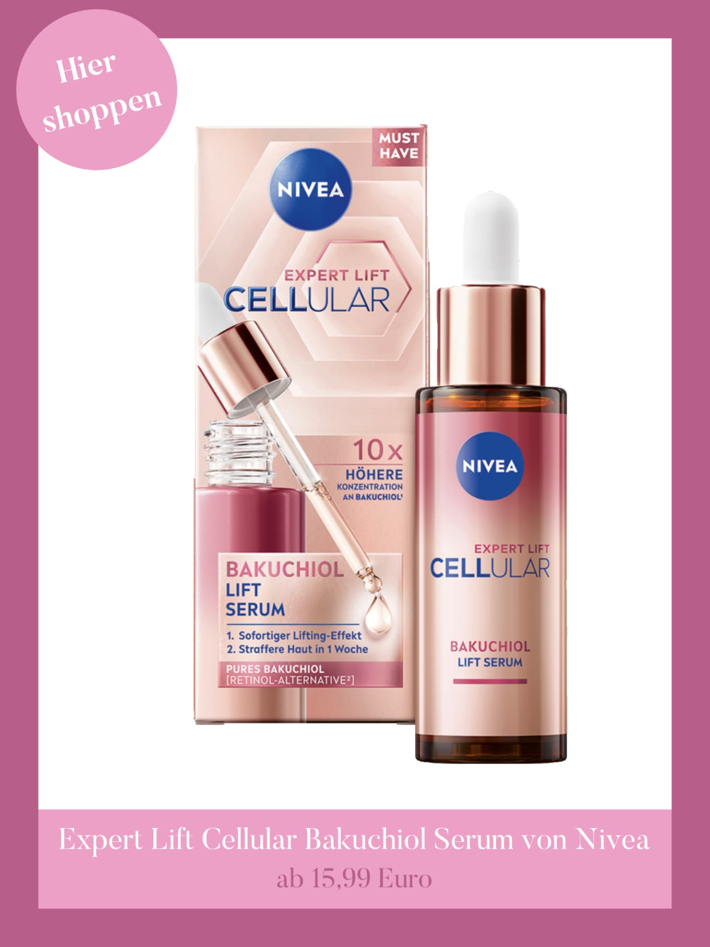 Bakuchiol Lifting Serum von Nivea Bakuchiol Lifting Serum von Nivea