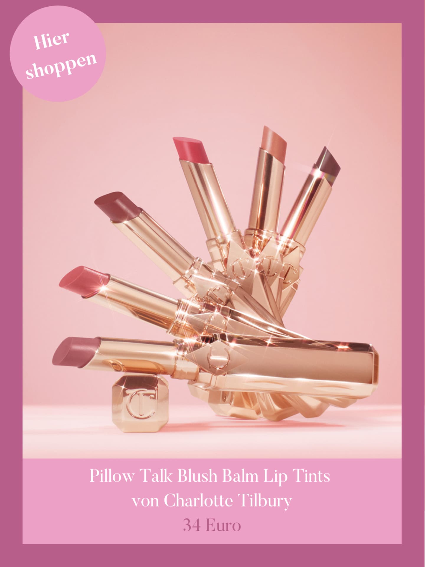Charlotte Tilbury Pillow Talk Blush Balm Lip Tint Charlotte Tilbury Pillow Talk Blush Balm Lip Tint
