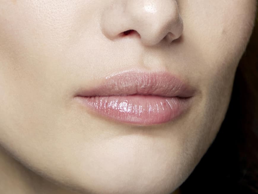 Glänzende Lippen Glänzende Lippen